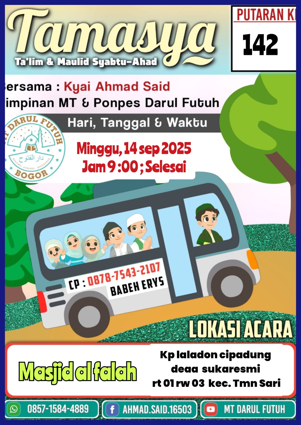 Tamasya ke 142 - Masjid AL Falah - Cipadung